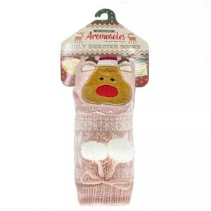 NWT Aromasoles Ugly Sweater Socks